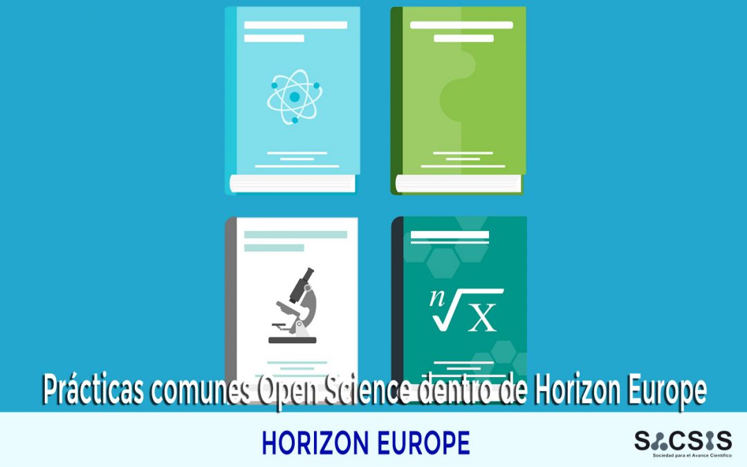 Prácticas comunes Open Science dentro de Horizon Europe