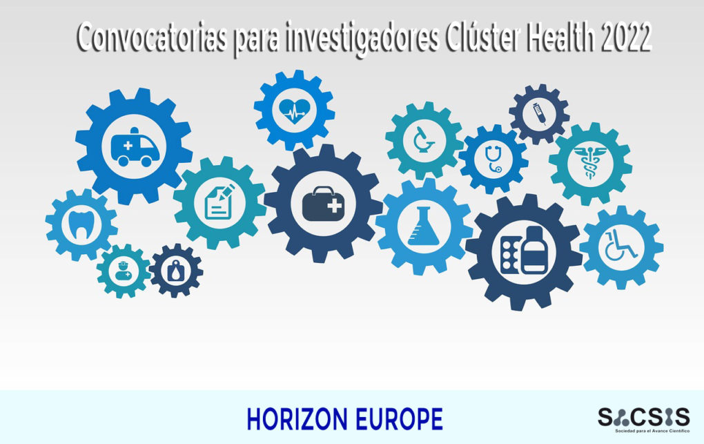 Convocatorias principales en 2022 para investigadores en el clúster Salud de Horizon Europe