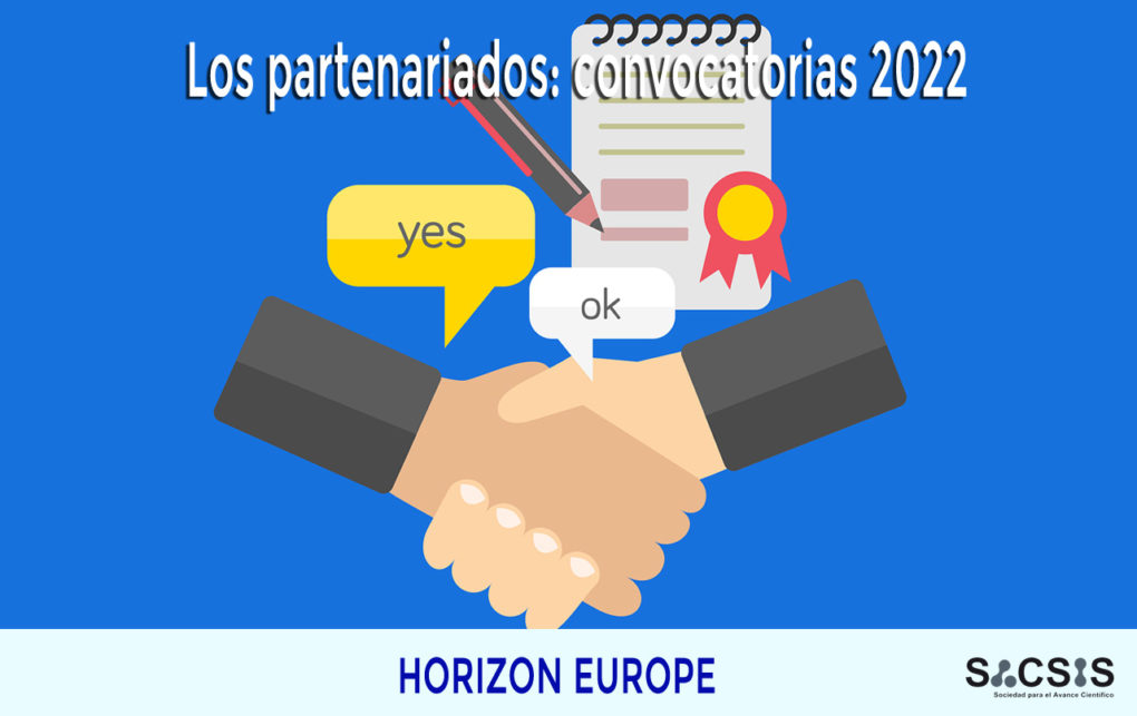 Los partenariados en Horizon Europe: convocatorias 2022