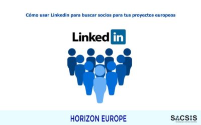 Cómo usar LinkedIn para buscar socios para tus proyectos europeos