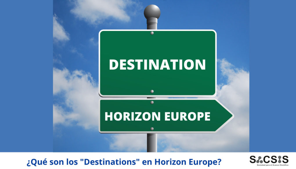 ¿Qué son los «Destinations» en Horizon Europe?