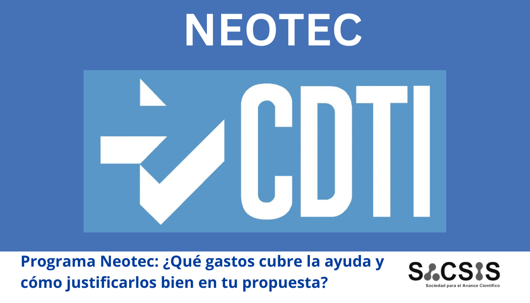 neotec justificacion gastos