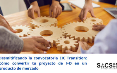 Desmitificando la convocatoria EIC Transition: cómo convertir tu proyecto de I+D en un producto de mercado