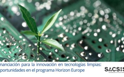 Financiación para la innovación en tecnologías limpias: Oportunidades en el programa Horizon Europe