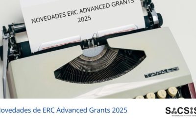 Novedades de ERC Advanced Grants 2025
