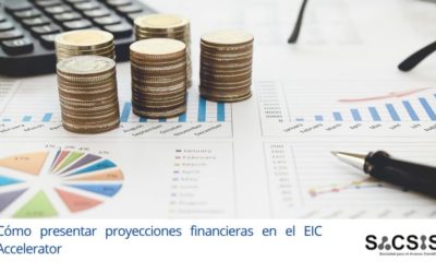 Cómo presentar proyecciones financieras en el EIC Accelerator