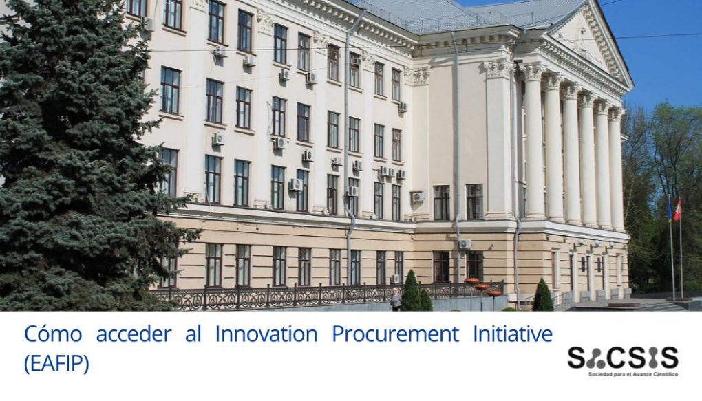 ¿Cómo acceder al Innovation Procurement Initiative (EAFIP)?