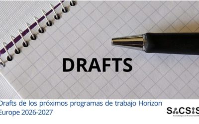 Drafts de los próximos programas de trabajo Horizon Europe 2026-2027