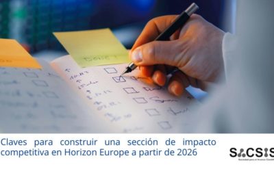 Claves para construir una sección de impacto competitiva en Horizon Europe a partir de 2026