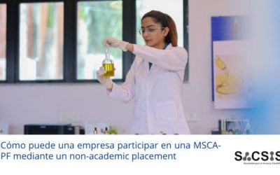 Cómo puede una empresa participar en una MSCA-PF mediante un non-academic placement